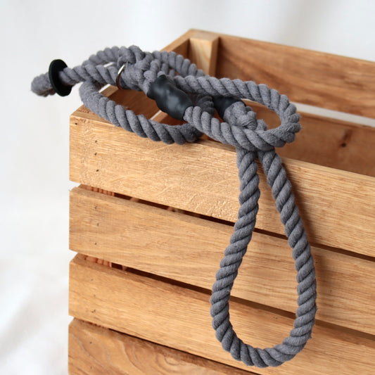 Slate Grey Slip Collar Lead