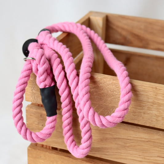 Rose Pink Slip Collar Lead